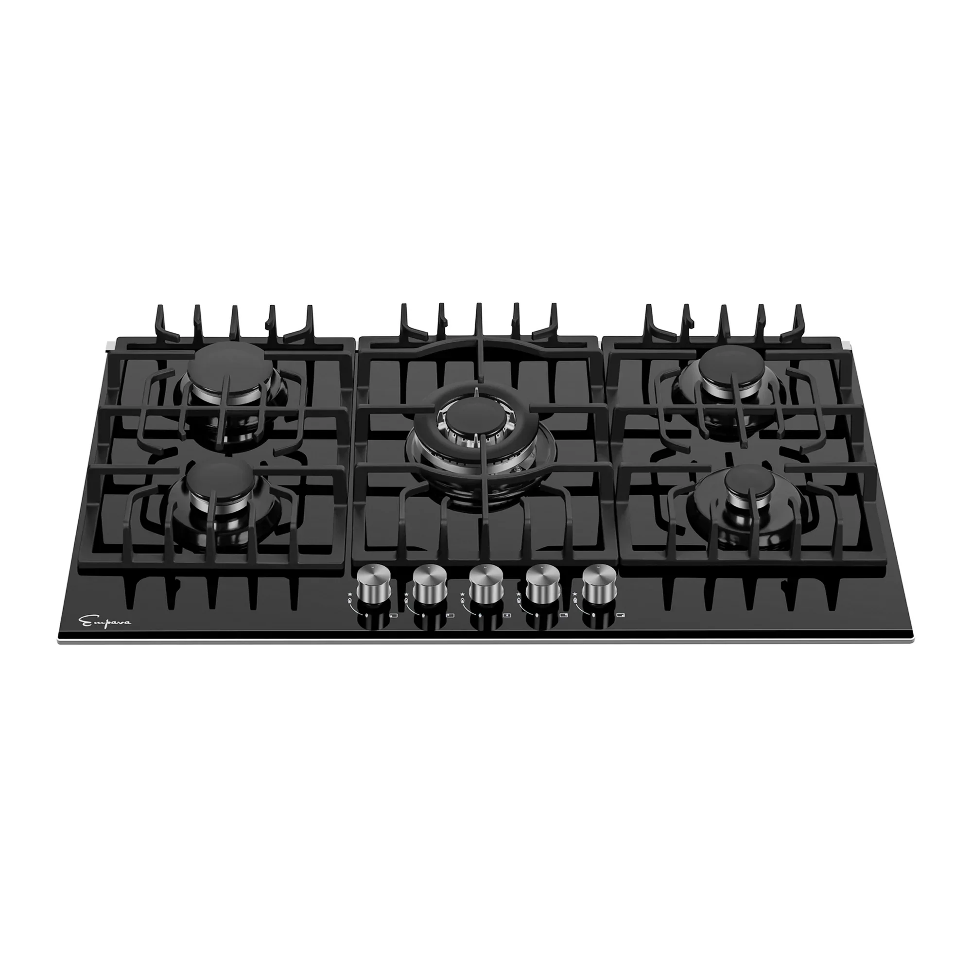 Empava 30-Inch Built-In Natural Gas Cooktops in Black (EMPV-30GC26) - Image 5