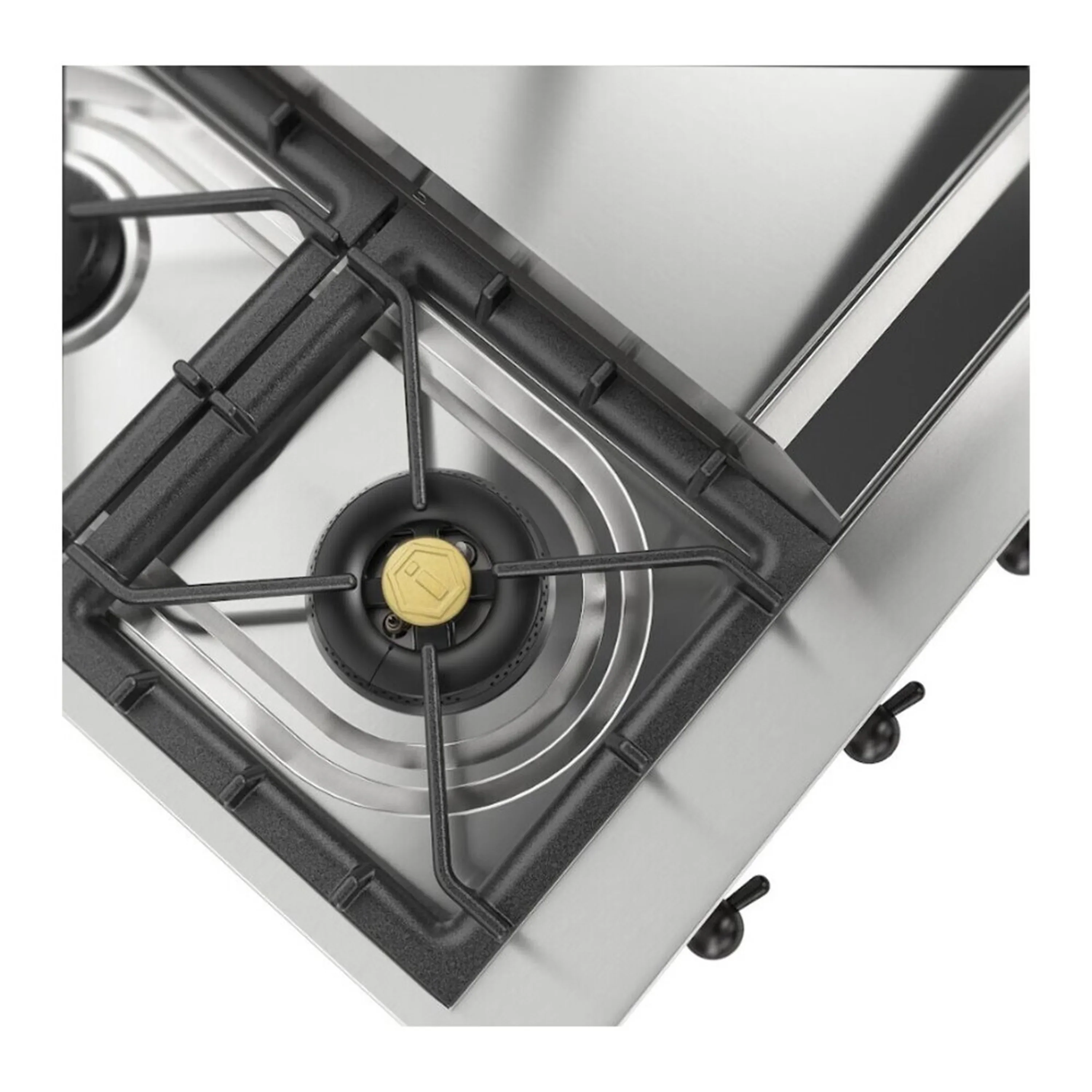 ILVE Nostalgie II 36 inch Built-In Propane Gas Rangetop with 6 Burners and Griddle, in Stainless Steel (UHCP36FNSSBLP) - Image 7