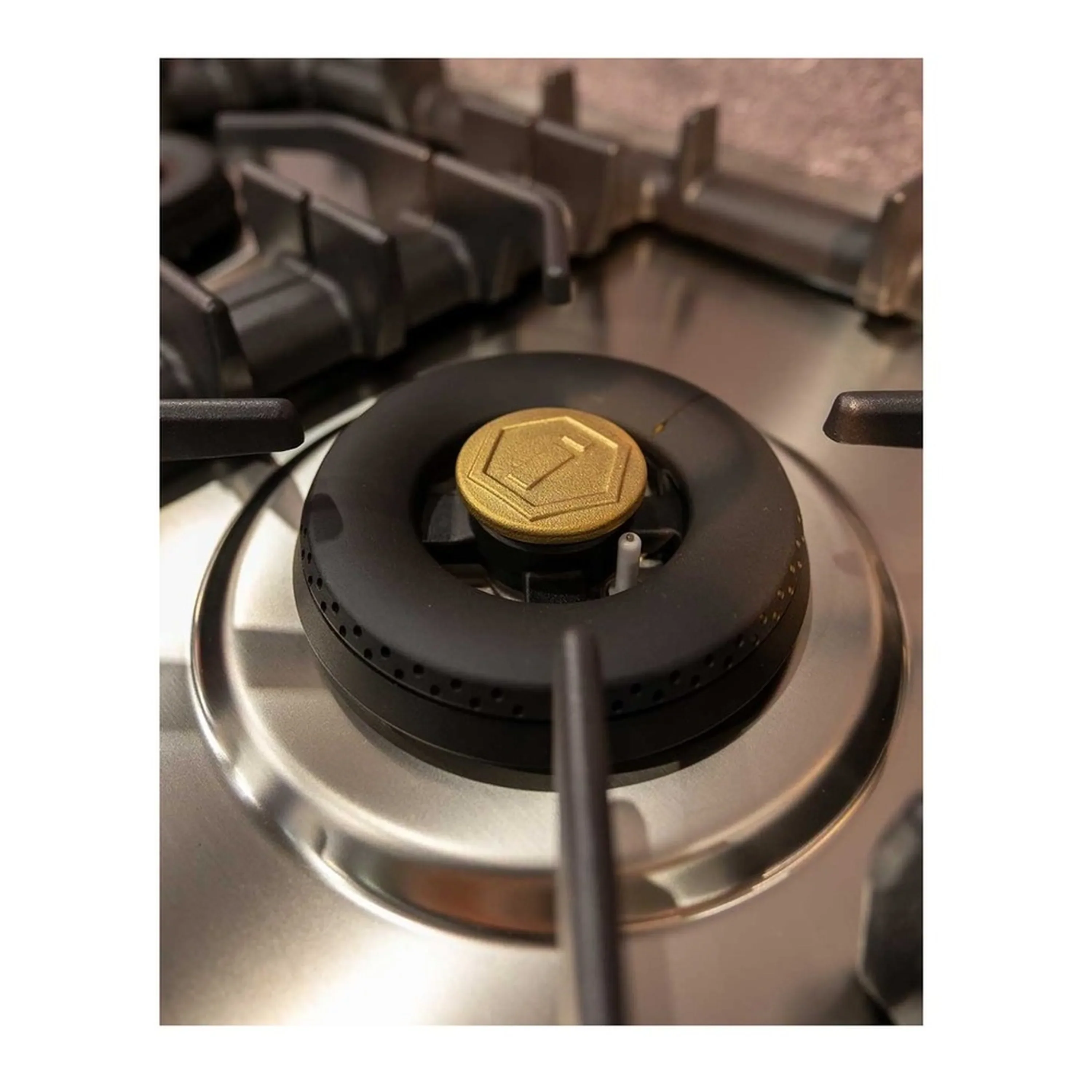 ILVE Professional Plus II 48-Inch Built-In Natural Gas Cooktop with Total Black Brass Burners in Stainless Steel (UHCPT125FSS) - Image 12