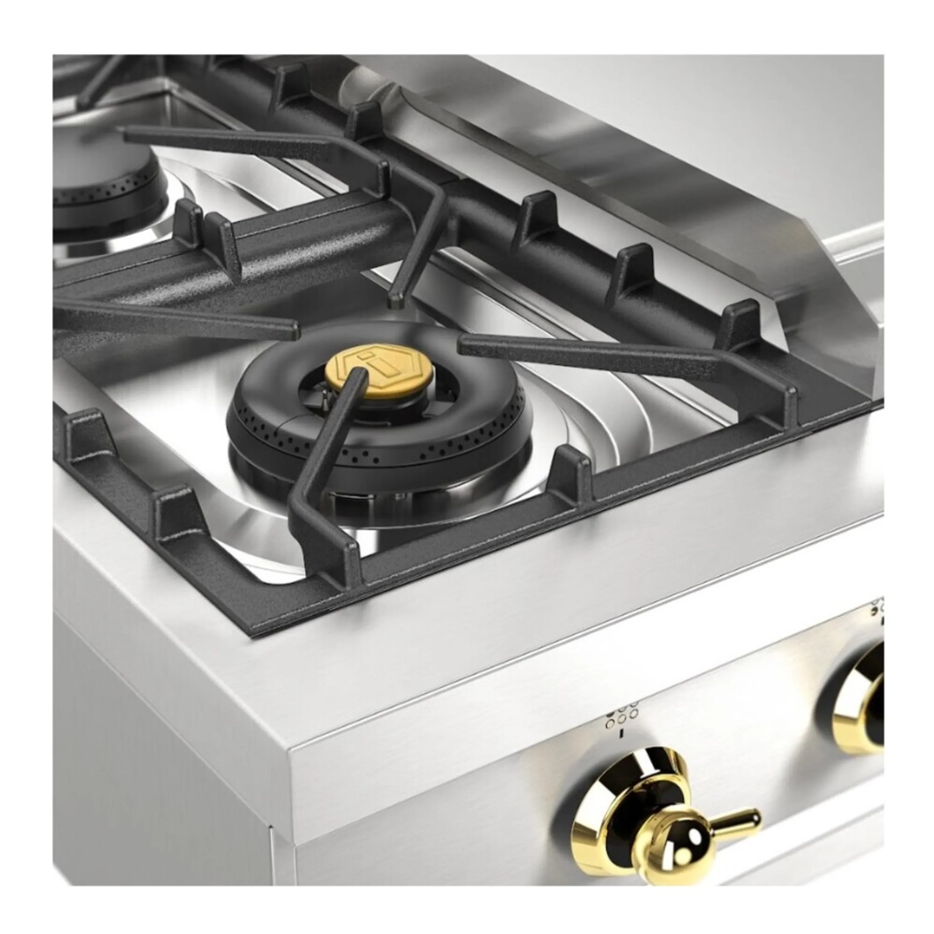 ILVE Nostalgie II 36-Inch Built-In Propane Gas Rangetop with Griddle in Stainless Steel (UHCP36FNSSG) - Image 8