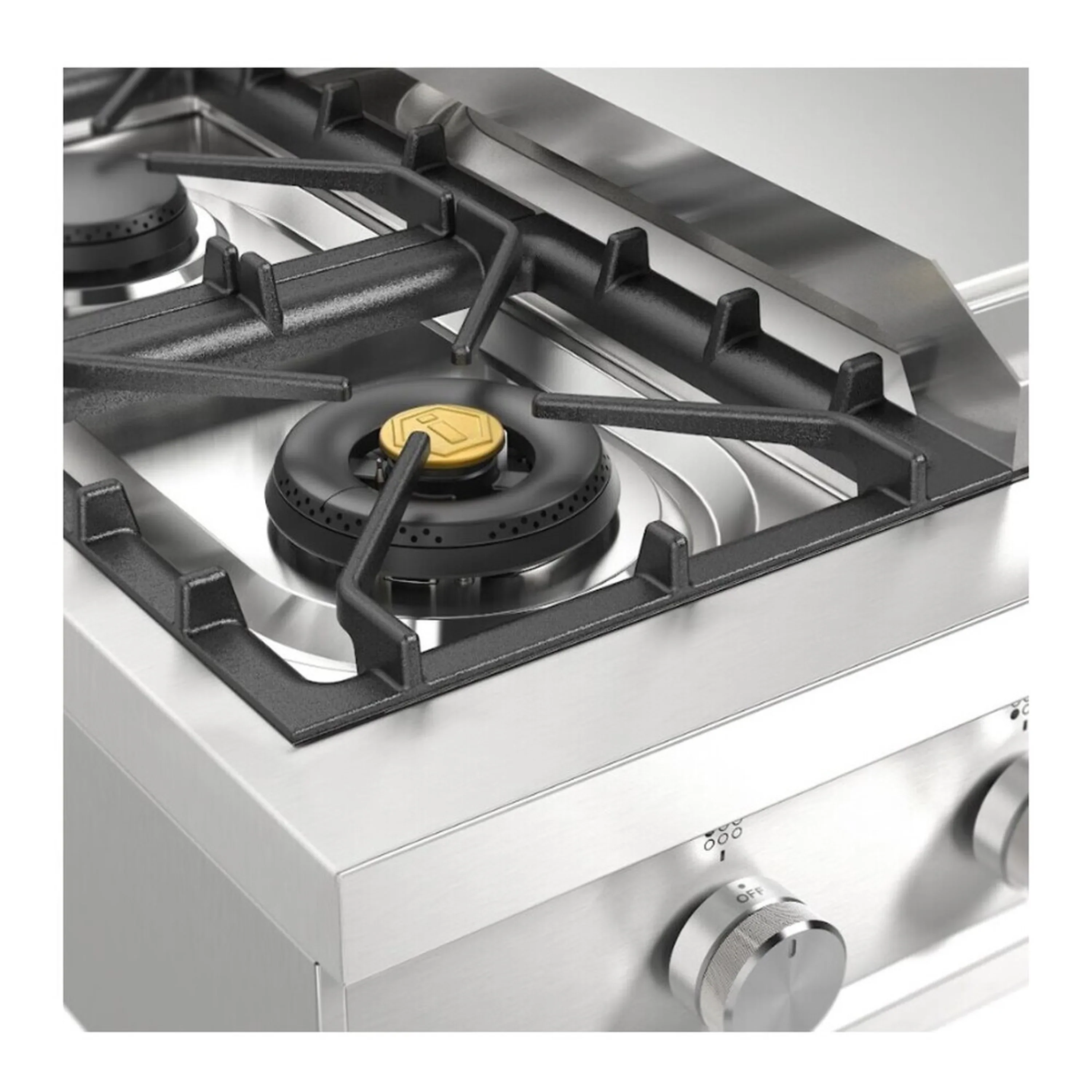 ILVE Professional Plus II 36-Inch Built-In Propane Gas Rangetop with Griddle in Stainless Steel (UHCP36FSS) - Image 7