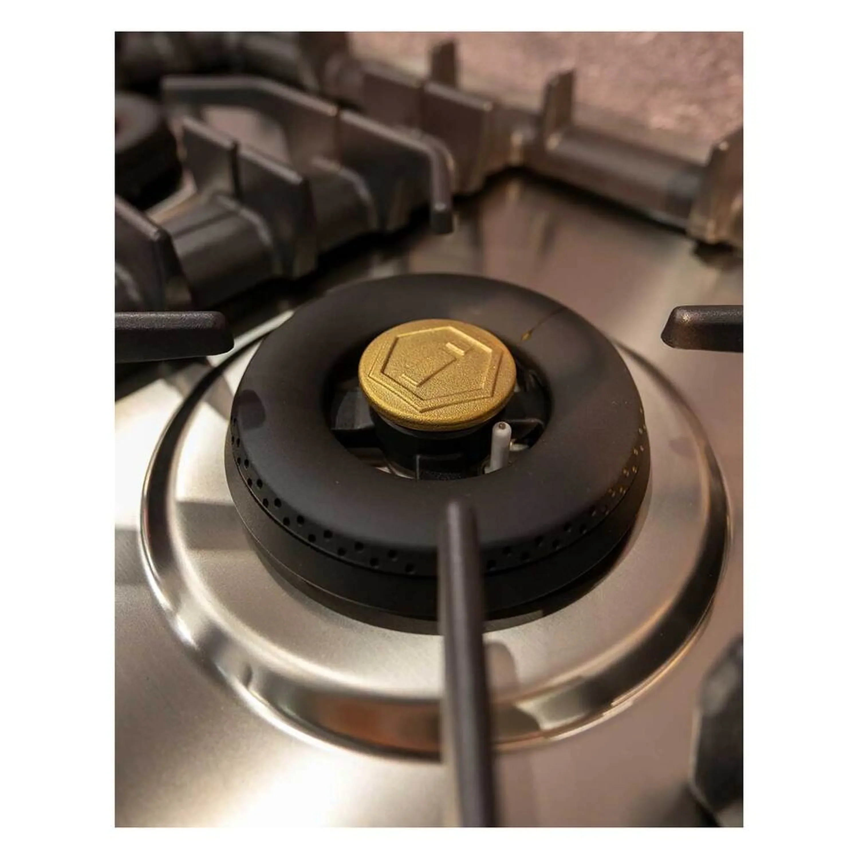 ILVE Professional Plus II 48-Inch Built-In Propane Gas Cooktop with Total Black Brass Burners in Stainless Steel (UHCPT125SSLP) - Image 11